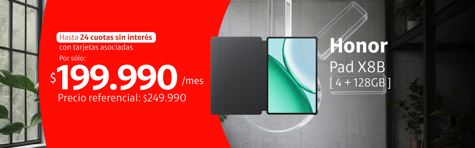 Honor Pad X8B Honor Pad X8B en $199.990
