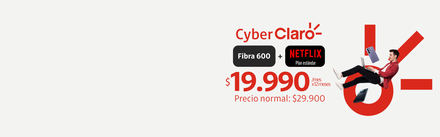 Internet 600 + netflix Internet 600 + netflix a 19.990
